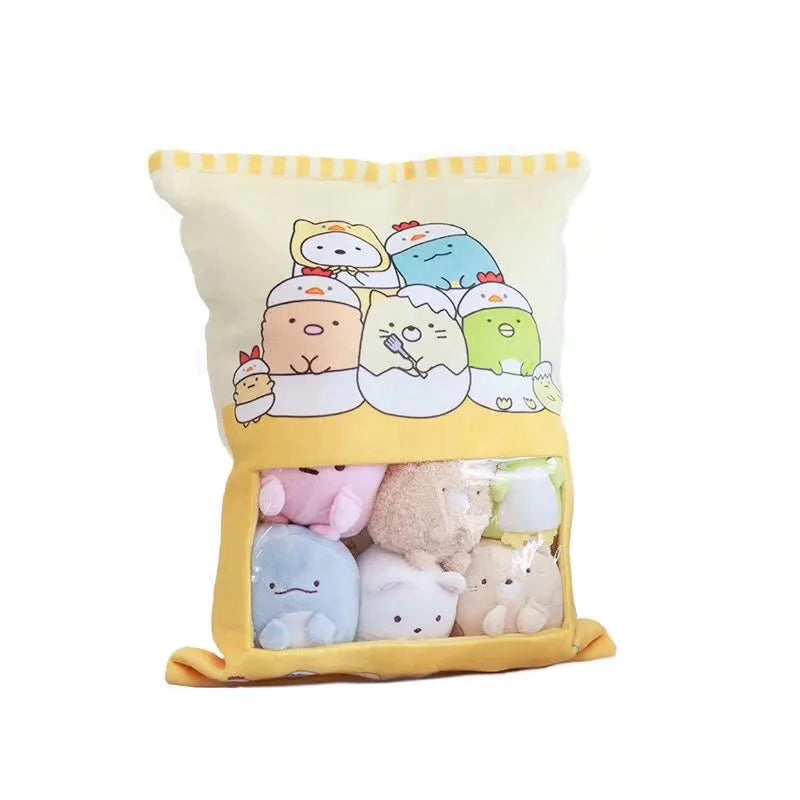 Sumikko Gurashi Plush Pillow  8 pcs  San-X