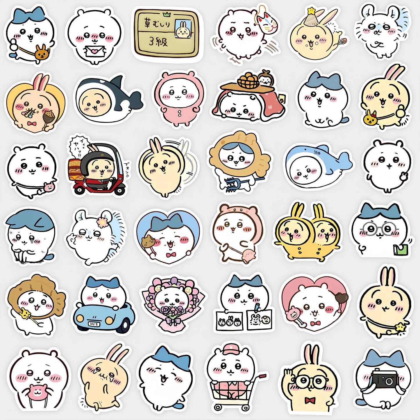 100pcs Kawaii Chiikawa Cartoon Stickers
